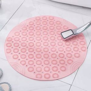 Tapis de douche circulaire antidérapant de luxe à ventouses dorsales, nouveauté, accessoire de salle de bain très demandé pour la vente en gros de produits de bain et de toilette - Product Image 2