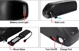 Batterie lithium 48V 20Ah, pack de batteries rechargeables Li-ion avec BMS 30A pour vélo électrique, scooter, moto - Product Image 3