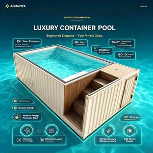 Piscina Rectangular de Fibra de Vidrio para Instalar en el Suelo, 5 mm de Grosor, Resistente a los Rayos UV, Fácil de Instalar, para Uso Familiar y de Niños al Aire Libre, Incluye Accesorios - Product Image 5