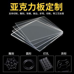 Plaque acrylique haute transparence, découpe personnalisable, résistante aux UV, pour panneaux de séparation et affichage publicitaire - Product Image 5