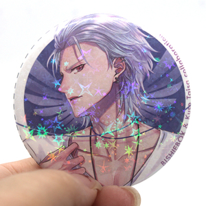 Khuyến Mại Vograce Giá Rẻ Oem Phim Hoạt Hình Tùy Chỉnh Hologram Tinplate Huy Hiệu In Holographic Vòng Nút Pin Phù Hiệu - Product Image 6