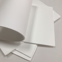 Feuille de PTFE expansible industrielle, feuille d'EPTFE pour joints de bride et garnitures de soupape, fourniture d'usine, feuille de PTFE souple et flexible