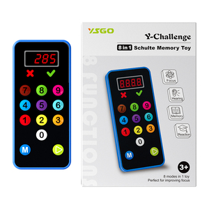 Gioco di memoria elettronico portatile <span class=keywords><strong>8</strong></span> in <span class=keywords><strong>1</strong></span> Schulte Popular, gioco per memorizzare colori, giocattoli che migliorano la concentrazione dei bambini - Product Image 4