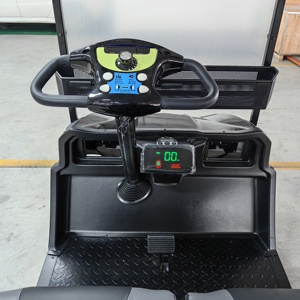 Voiturette de golf <span class=keywords><strong>électrique</strong></span> monoplace avec benne de chargement, véhicule de mobilité personnel pour la patrouille, les centres de villégiature et l'entretien des communautés - Product Image 6