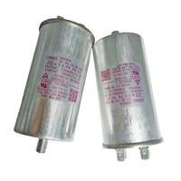 Condensateur de démarrage de compresseur de climatisation CBB65 450VAC 20UF ThinFilm avec inserts personnalisables remplissant les vis inférieures