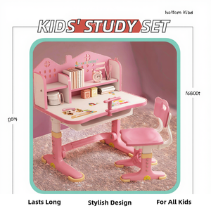 Bộ bàn học vẽ trẻ em bằng nhựa hiện đại và ghế cho trường học văn phòng tại nhà phòng tập thể dục phòng khách hội thảo-trẻ em - Product Image 3