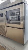 Machine à glaçons commerciale de comptoir 220V avec compresseur, contrôle PLC, pompe à eau, moteur, capacité 40kg, facile à utiliser