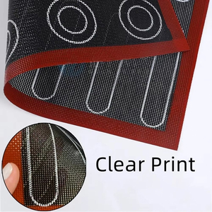 Tapete de Silicona para Hornear 2 en 1, Diseño de Fábrica, Impresión a Doble Cara, Antiadherente, Apto para Alimentos, Ecológico, Apto para Lavavajillas, Lámina para Hornear, Repostería - Product Image 4