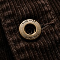 Kancing Celana Jeans Vintage Kuningan Berongga untuk Jaket Corduroy Amekaji, Kancing Logam Buatan Tangan Berukir, Pengikat Logam, Stud Rivet 17mm
