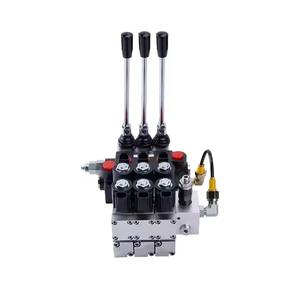 P80-2 avec câbleConception de personnalisation Vanne hydraulique électrique-hydraulique 80lpm/40lpm électro-hydraulique pour machines agricoles - Product Image 4