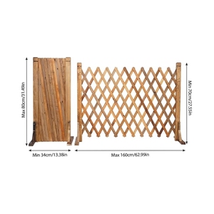 Clôture de jardin <span class=keywords><strong>en</strong></span> <span class=keywords><strong>bois</strong></span> <span class=keywords><strong>extensible</strong></span>, clôture accordéon autoportante, <span class=keywords><strong>treillis</strong></span> rétractable, panneaux de clôture <span class=keywords><strong>en</strong></span> <span class=keywords><strong>bois</strong></span>, barrière pour animaux de compagnie - Product Image 4
