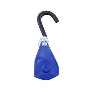 150lbs Uso Hidroponia Ajustável 1/4 "Tie Down Rope Ratchet Lock Polia com Eletroforese Preto e Mergulhando Revestido S Gancho - Product Image 2