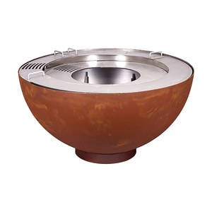 Fosse à barbecue moderne en acier corten de qualité commerciale pour les grands rassemblements - Product Image 1