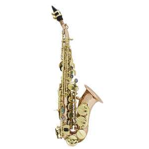 SLADE Instruments de musique en bronze professionnel en gros Saxophone soprano de haute qualité en or rose avec accessoires - Product Image 3