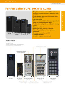 Fortress OEM UPS 60KVA 80KVA 100KVA 120KVA 180KVA 200KVA 240KVA 300KVA UPS fuente de alimentación en línea Ups para alarma de monitoreo de seguridad - Product Image 3