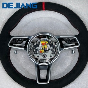 Volante Deportivo Completo en Alcántara para Porsche CARRERA GT 991 911 992 Porsche Cayenne Coupe Porsche 718 Boxster <span class=keywords><strong>Panamera</strong></span> - Product Image 2