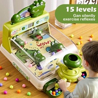Jeu de tir de flipper Crocodile Marbles, jeu de société interactif pour enfants, défi de tir, jeu de flipper avec cible de tir avec L/M