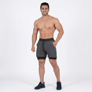 Short d'entraînement de course sportif en maille à séchage rapide pour hommes personnalisable prix usine expédition DDP - Product Image 1