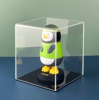 Fabricant de blocs de construction personnalisés présentoir acrylique transparent anti-poussière boîte organisateur tendance pour modèle de jeu