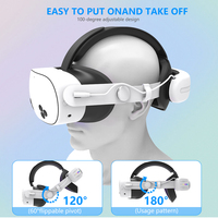 Nouveau modèle VR accessoires pour Meta Quest3/Quest3S avec 12000 mAh batterie conception VR tête sangle usine en gros