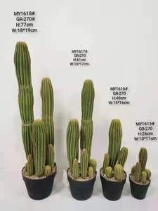 Cactus artificiel Cactus du <span class=keywords><strong>Mexique</strong></span> en pot Petites plantes Décoration d'hôtel ou de maison - Product Image 5