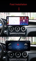 Reproductor de CD con GPS y Pantalla Táctil de 15.8 Pulgadas, 4 GB de RAM, Actualización de CarPlay y Android Auto para Mercedes-Benz GLC X253 W205 NTG5.0 NTG5.5 NTG6.0