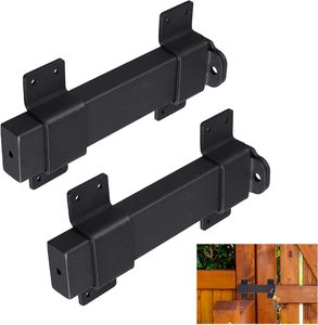 Nhiệm vụ nặng nề vườn Vòng cổng chốt thép không gỉ hàng rào cửa bắt Bộ WHIT Barn Door Hook - Product Image 2