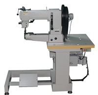 Machine à coudre pour chaussures GSB-205-370, machine à coudre pour cuir à lit cylindrique avec alimentation par entraînement composé