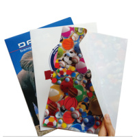 Carpeta de Archivos de Plástico PP con Logotipo Personalizado, Impresión a Todo Color, Tamaño Carta A4 en Forma de L