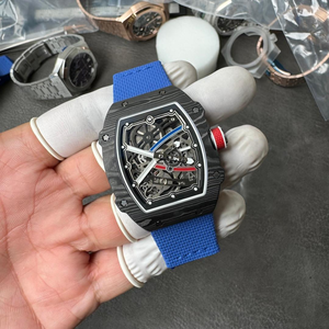 Montres mécaniques pour hommes, <span class=keywords><strong>montre</strong></span> RM 67-02, matériau carbone, <span class=keywords><strong>ultra</strong></span>-fine, squelette, style tendance, <span class=keywords><strong>montre</strong></span> automatique de luxe pour hommes, nouveauté - Product Image 3