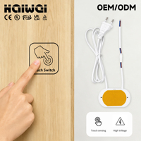 Interrupteur tactile haute tension pour détection de bois AC85-265V 200W, gradation progressive pour armoire et placard, OEM