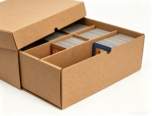 Custom <b>Cardboard</b> Trading Card <b>Storage</b> <b>Box</b> Divider Tray Sports Card Organizer Case for Bulk Collection - Product Image 6