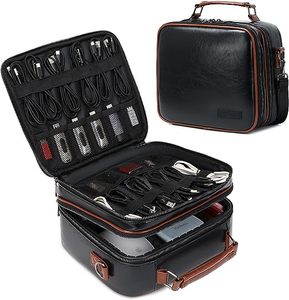 Étui de rangement pour câbles Hagibis Electronics, sac de rangement pour câbles, pochette portable, étui de transport étanche pour câbles, échantillon gratuit - Product Image 5
