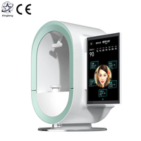 Analyseur de peau numérique avec technologie IA, scanner facial 3D pour salons de beauté, analyse du visage et gestion des soins de la peau