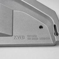 Plaque de protection industrielle robuste sur mesure, usinée avec précision par CNC, couvercle moulé KWB pour machines lourdes