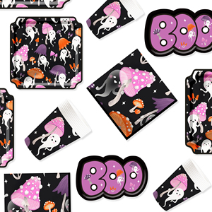 ชุดจานกระดาษลายผีสำหรับงานปาร์ตี้ฮาโลวีน DAMAI รุ่นใหม่ สำหรับ 8 ท่าน - Product Image 2