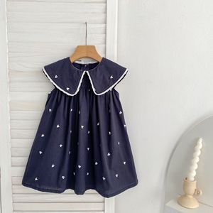 Zussen Liefde Geprint Meisjes Jurk Zomer Kinderen Rok Mouwloos Baby Romper Katoen Babykleding - Product Image 5