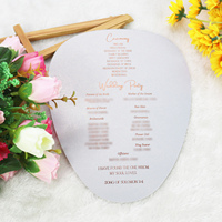 Hoja de cobre DIY y diseño floral blanco Tarjeta de programa de boda invitación de papel romántico guardar las tarjetas de Fecha
