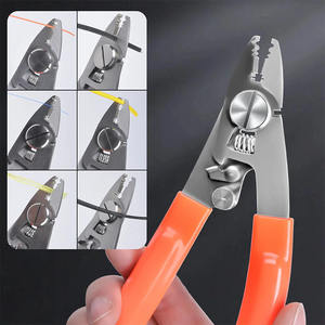 FTTx düz saplama kablo striptizci beş delikli paslanmaz çelik Fiber striptizci 6-IN-1 paslanmaz çelik Fiber optik striptizci - Product Image 2