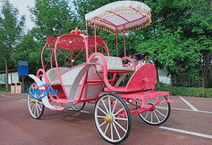 Calabaza Carro de <span class=keywords><strong>caballos</strong></span> Flotador eléctrico Rosa Blanco <span class=keywords><strong>Boda</strong></span> Vehículo eléctrico Sin <span class=keywords><strong>caballos</strong></span> Alta calidad Cenicienta Carro <span class=keywords><strong>para</strong></span> la venta - Product Image 2