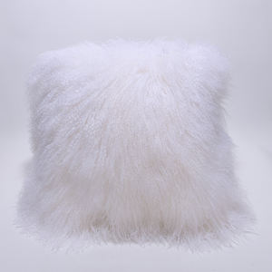 Chambre salon canapé Tibet <span class=keywords><strong>agneau</strong></span> fourrure oreillers personnalisé moelleux véritable fourrure mongole coussin jeter taie <span class=keywords><strong>d</strong></span>'oreiller couvre <span class=keywords><strong>d</strong></span>écoratif - Product Image 2