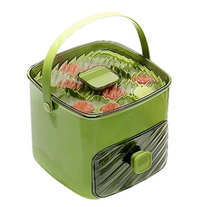 Boîte à glaçons portable grande capacité pour réfrigérateur domestique, moule à glace manuel en plastique PP pour blocs de glace pressés - Product Image 5