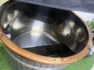 Baignoire ronde en acier inoxydable Naiya pour bain de glace, bain froid, avec logo personnalisé pour la récupération sportive et le refroidisseur d'eau - Baignoire de <span class=keywords><strong>spa</strong></span> autoportante - Product Image 3