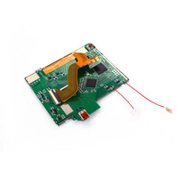 Hispeedido untuk GBA GANi LCD 720P TV Kit Lampu Latar Kompatibel HDMI untuk Konsol Gameboy Advance GBA TFT