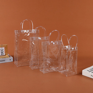 Bolsas de PVC transparentes tamaño mini con cierres a presión para empaque de regalos - Product Image 2