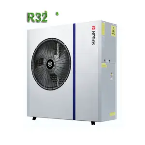 12KW 15KW R32 R410A DC مضخة عكس حرارة الهواء إلى المياه المياه مضخة قطعة واحدة العاكس الحرارة pomp monoblok