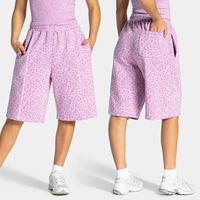Shorts de sport amples personnalisés pour femmes, imprimé léopard, pour la gym, le fitness, la course, le yoga et les activités de plein air - Vente en gros
