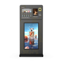 Distributeur de parfum en spray entièrement automatique Distributeur de parfum intelligent avec carte de crédit/code QR/jeton/pièce de monnaie Centre commercial LCD