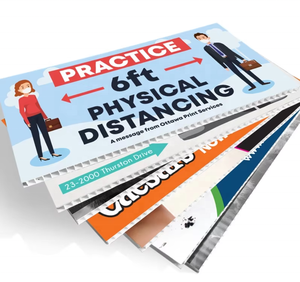 لافتات عرض عقارية مخصصة ملونة ذات وجهين مع أوتاد على شكل حرف H، لافتات بلاستيكية للحدائق مصنوعة من مادة البولي بروبيلين قابلة للقص - Product Image 4