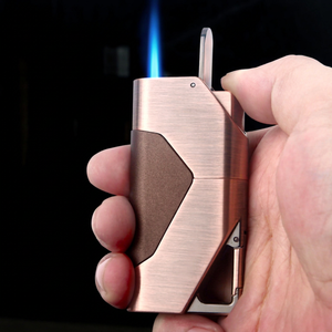 Encendedor a Prueba de Viento JOFI, Encendedor de Cigarros Metálico, Antorcha de Moxibustión, Llavero, Esencial para Viajes, Multifuncional, Recargable con Combustible de Butano - Product Image 1